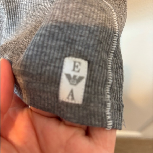 Emporio Armani Heather Gray Tee Medium - Picture 5 of 5